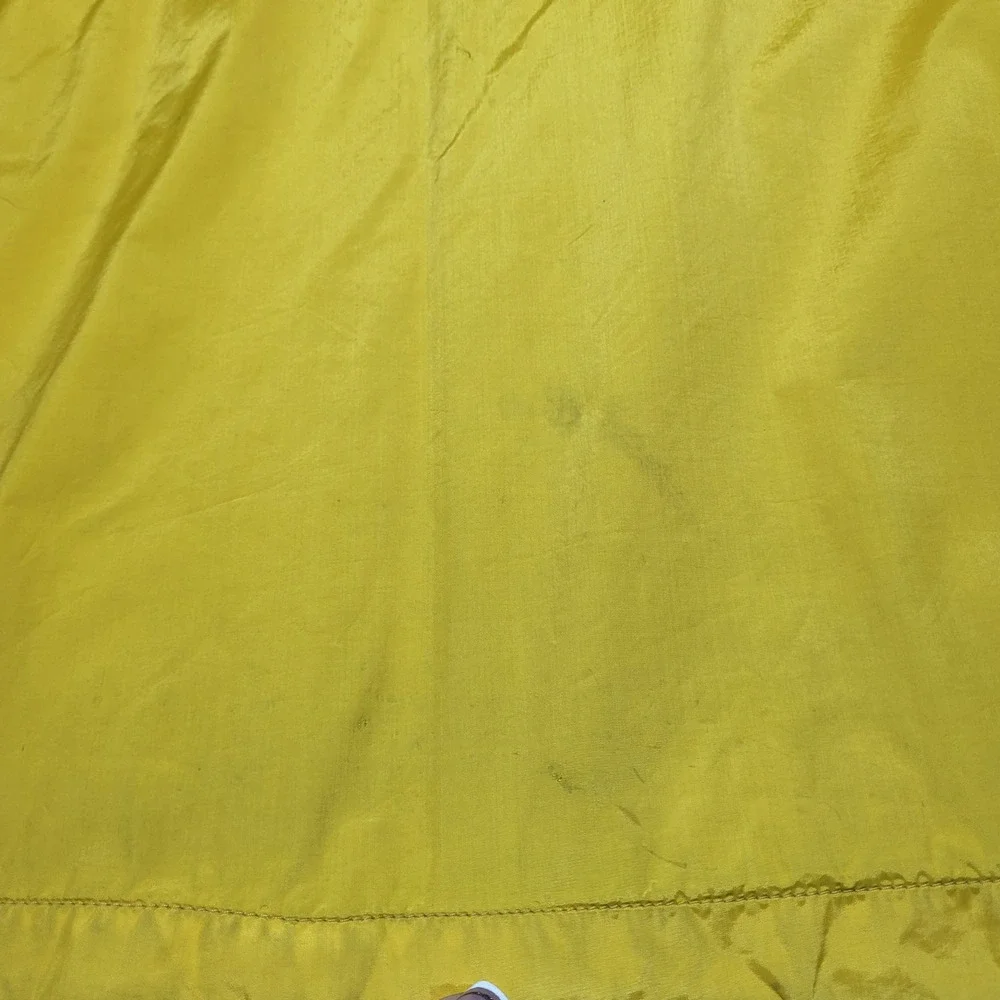 Vintage 90s North Face Extreme Goretex‎ Shell Jacket Bright Yellow Hooded Size L